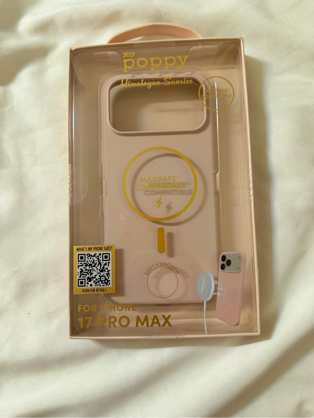 xo poppy MagSafe Case for iPhone 17 Pro Max - Himalayan Sunrise Pink